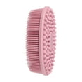 thumbnail image 1 of Unique Bargains Silicone Body Scrubber Soft Shower Exfoliating Brush Pink, 1 of 7