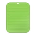 thumbnail image 1 of Unique Bargains Silicone Dish Drying Mat Reusable Sink Drain Pad Heat Resistant Green, 1 of 5