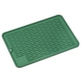 thumbnail image 1 of Unique Bargains Silicone Dish Drying Mat Set, 11.8' x 7.9' Dish Drain Pad Heat Resistant Suitable for Kitchen-Green, 1 of 5