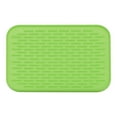 thumbnail image 1 of Unique Bargains Silicone Kitchen Counter Dish Drying Mat Under Sink Drain Pad Non-Slip Green, 1 of 5