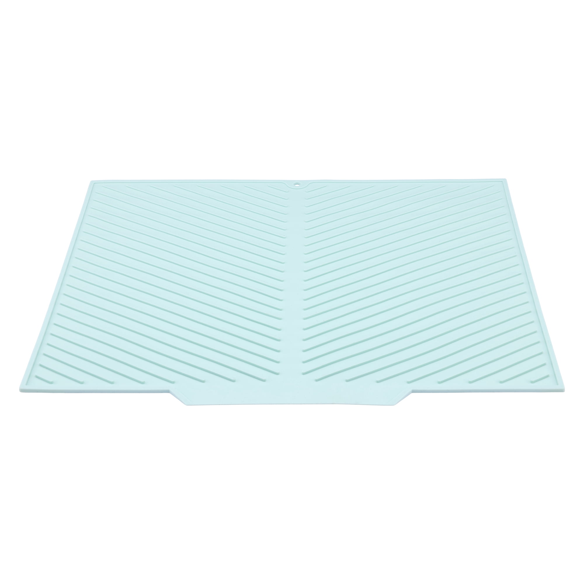 Unique Bargains Silicone Easy Clean Waterproof Kitchen Drying Mat Green 16.7*13.0 inch