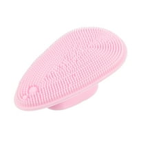 Unique Bargains Silicone Face Scrubber Exfoliator Cleansing Brush Pink