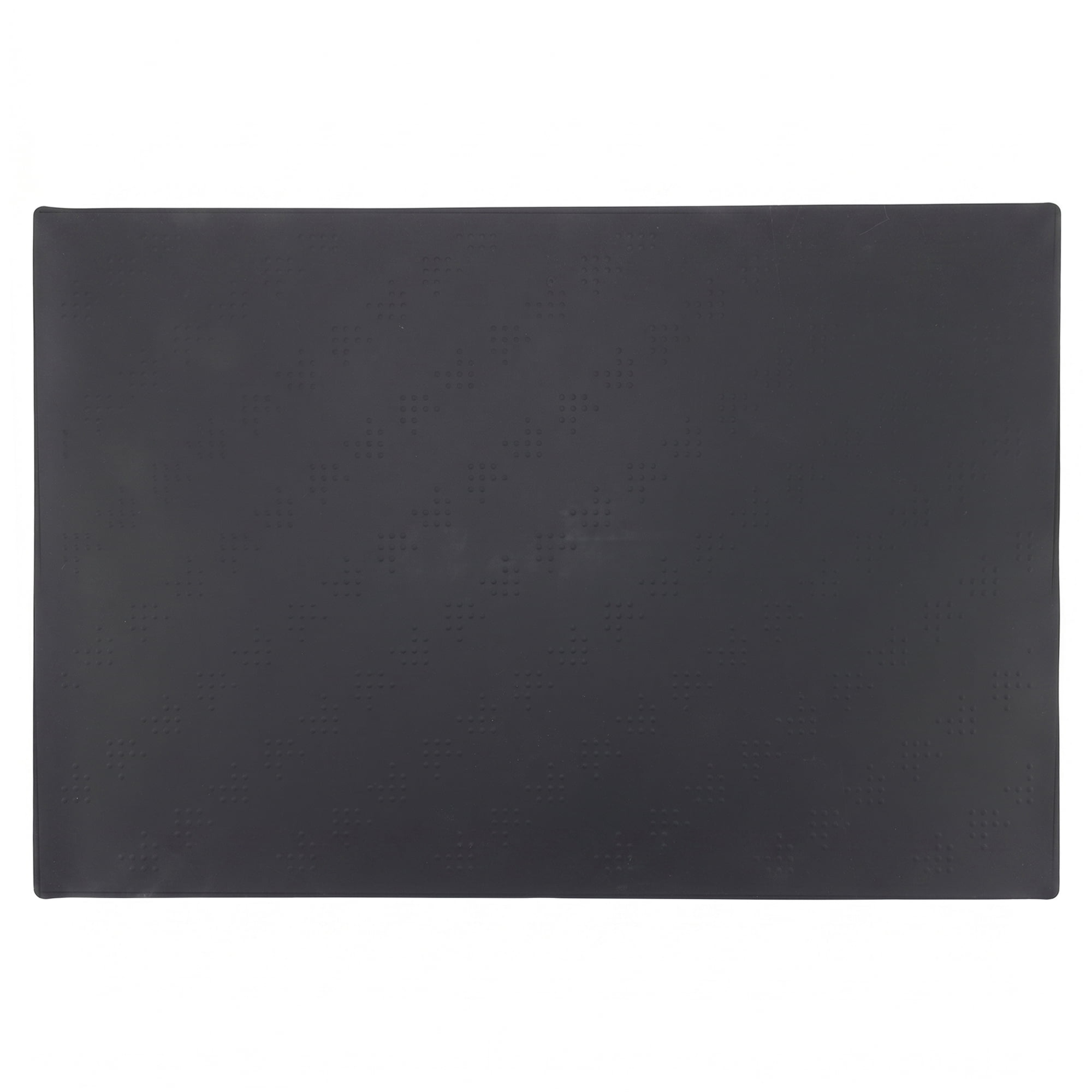 Unique Bargains Silicone Heat Resistant Countertop Protector Pad Mat Black 35.4"x23.6"