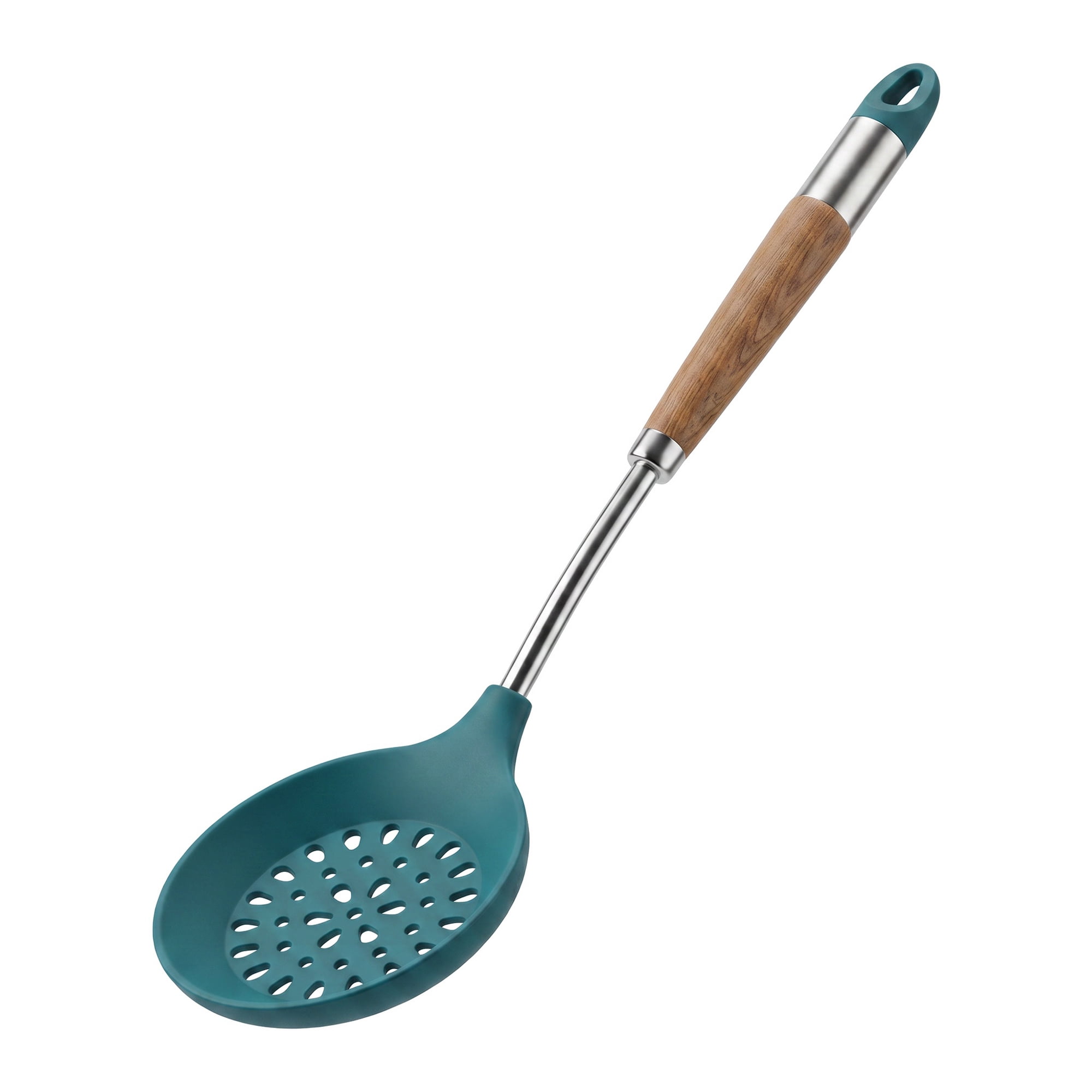 Unique Bargains Silicone Non Stick Cookware Heat Resistant Scoop Spoon B 15.6"x4.3"