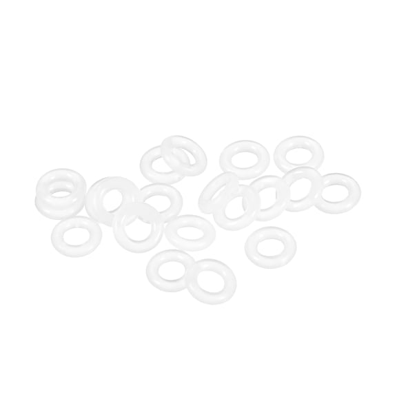 Unique Bargains Silicone O Rings,  0.16" Inner Diameter, 0.31" OD,  0.08" Width Seal Gasket 20pcs