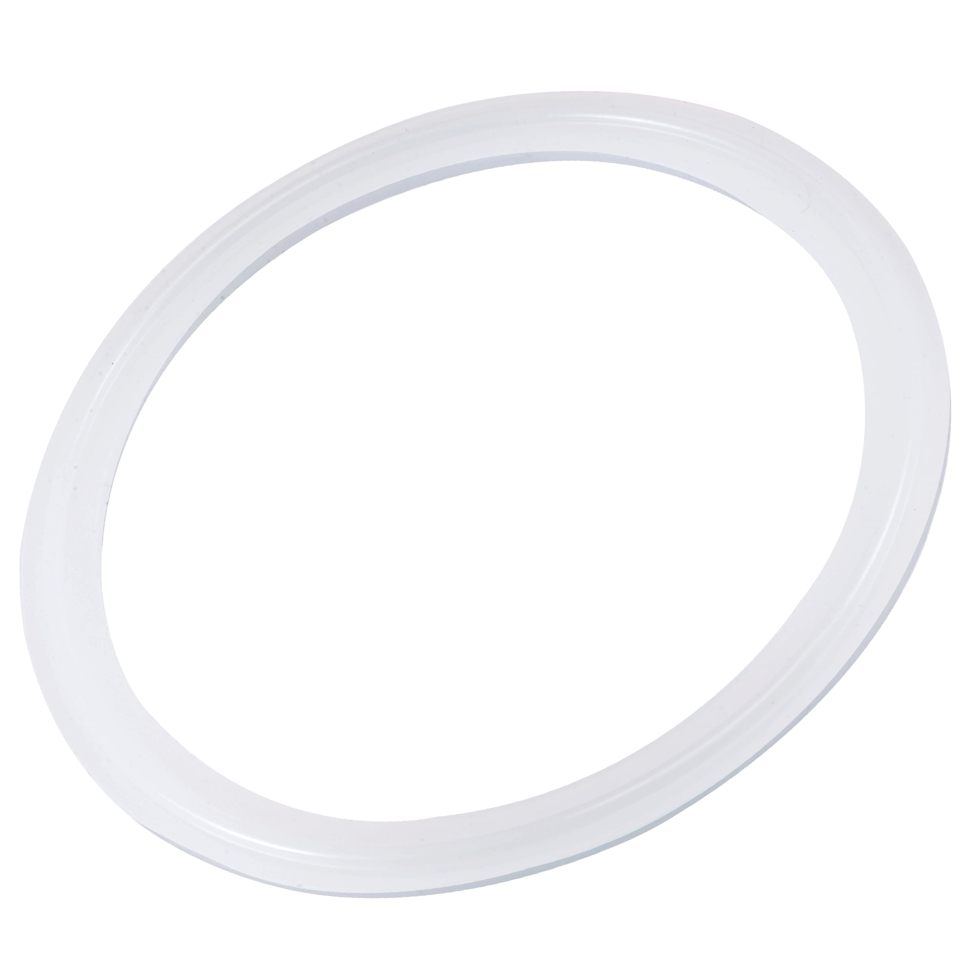 Unique Bargains Silicone Rubber Gasket Flange O-Ring for Vacuum Clamp White 4"