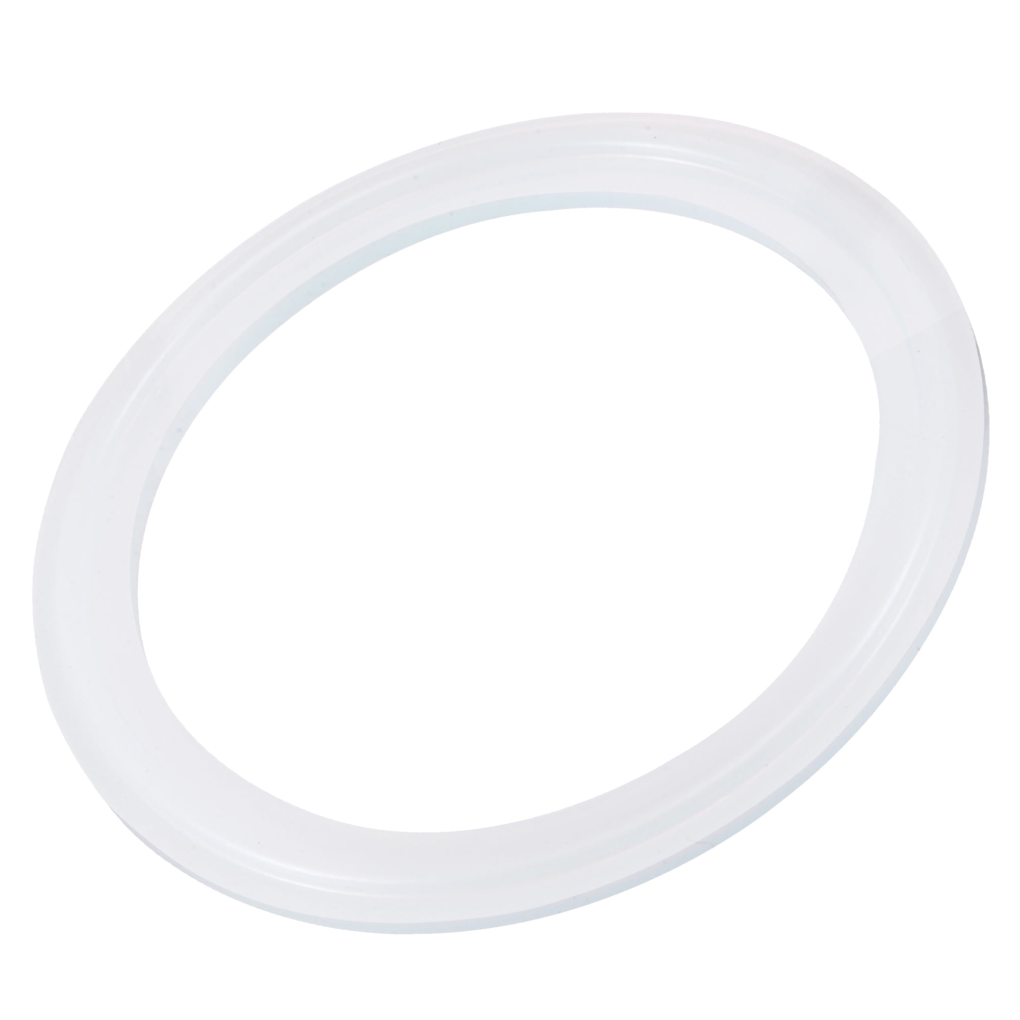 Unique Bargains Silicone Rubber Gaskets White 5Pcs 2.5"