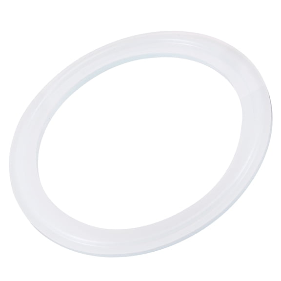 Unique Bargains Silicone Rubber Gaskets White 5Pcs 2.5"