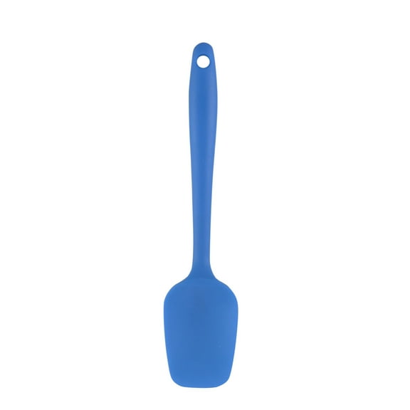 Unique Bargains Silicone Spatula Heat Resistant Flipping for Kitchen Cooking Blue