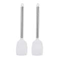 thumbnail image 1 of Unique Bargains Silicone Spatula Set, Kitchen Utensils with Rubber Tips Beige 13.4x3 in, 1 of 5