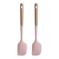 thumbnail image 1 of Unique Bargains Silicone Spatula Set, Kitchen Utensils with Tools Pink 13.4x2.4x0.8 inch, 1 of 5
