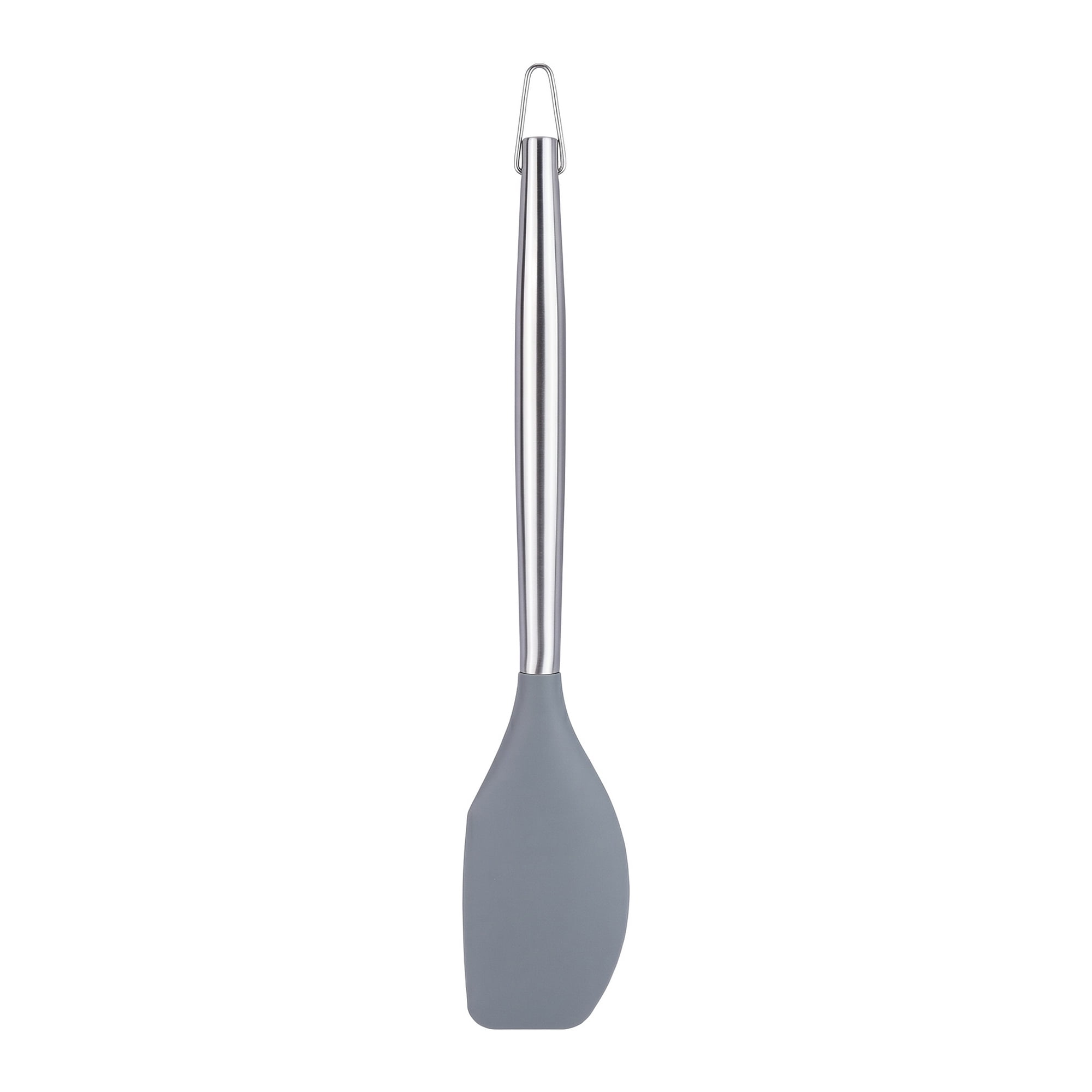 Unique Bargains Silicone Spatula Set with Heat-Resistant Cooking Tools Gray 13.6x2.4 in