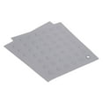 thumbnail image 1 of Unique Bargains Silicone Trivet Mats 2pcs, Square Dots Hot Pan Pads Dish Drying Mat for Kitchen Counter Table  Light Gray, 1 of 5
