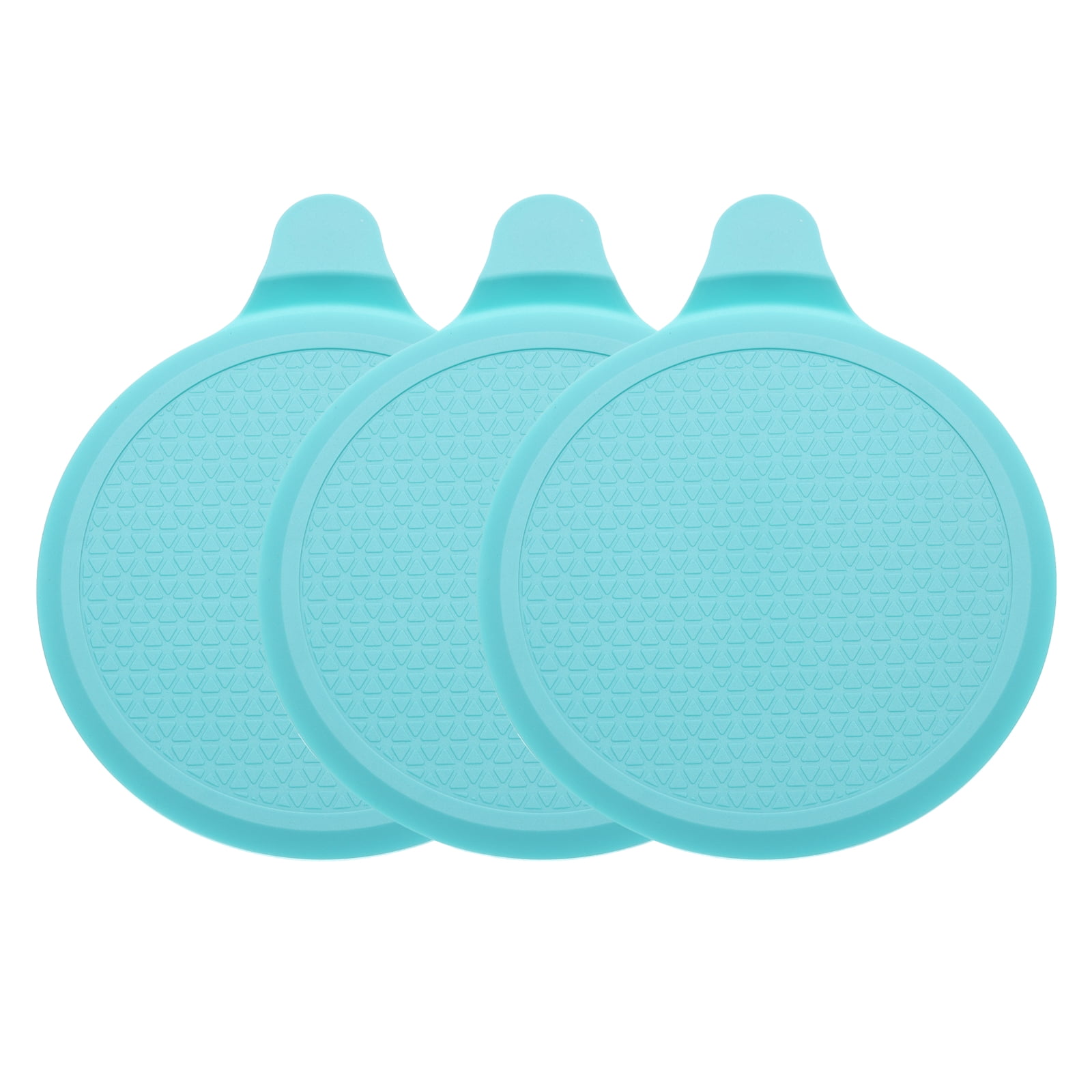 Unique Bargains Silicone Tub Stopper Kitchen Bathtub Drain Cover Plug 5.9" Green 3Pcs