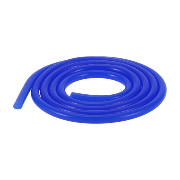 Unique Bargains Silicone Vacuum Tubing Hose Automotive Vacuum Line High Temperature 4Ft 2.5mm Thickness 1 Pcs Blue 130PSI Max Pressure 1/8" 3mm ID