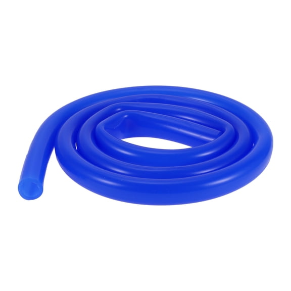 Unique Bargains Silicone Vacuum Tubing Hose Automotive Vacuum Line High Temperature 5.5Ft 1/2" 12mm ID 2.5mm Thickness 1 Pcs Blue 130PSI Max Pressure