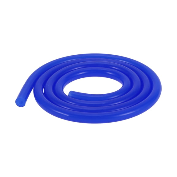 Unique Bargains Silicone Vacuum Tubing Hose Automotive Vacuum Line High Temperature 5.5Ft 1/4" 6mm ID 2.5mm Thickness 1 Pcs Blue 130PSI Max Pressure