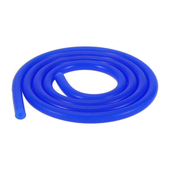 Unique Bargains Silicone Vacuum Tubing Hose Automotive Vacuum Line High Temperature 5.5Ft 3/16" 5mm ID 2.5mm Thickness 1 Pcs Blue 130PSI Max Pressure