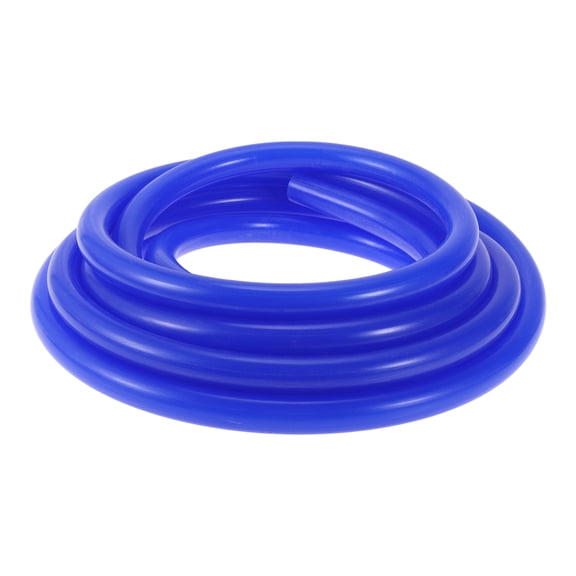 Unique Bargains Silicone Vacuum Tubing Hose High Temperature 16.4Ft 1/2" 12mm ID 3.5mm Thickness Automotive Vacuum Line Blue 1 Pc 130PSI Max Pressure