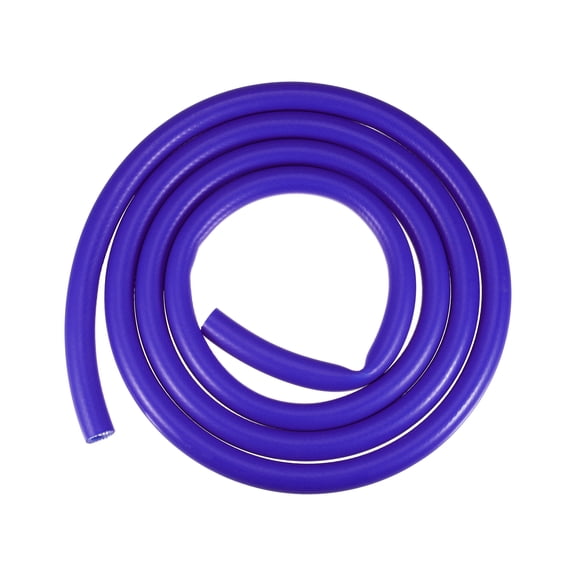 Unique Bargains Silicone Vacuum Tubing Hose Line Automotive Vacuum Hose Engine Air Intake Blue ID 16mm 9.84ft Length