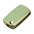 thumbnail image 1 of Unique Bargains Silicone Smart Key Fob Case Cover for Volkswagen Tiguan 2010-2017 Key Fob Shell Protector Keyless Green, 1 of 7