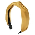 thumbnail image 1 of Unique Bargains Silk Knotted Headband Hairband for Women Yellow 1.2 Inch Wide 1 Pcs, 1 of 7