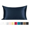 thumbnail image 1 of Unique Bargains Silk Pillowcase for Hair 1Pcs Navy Blue King, 1 of 8