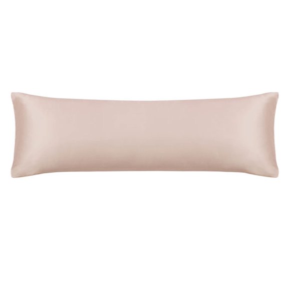Unique Bargains Silky Satin Body Pillow Cover Case, 20" x 72", Khaki