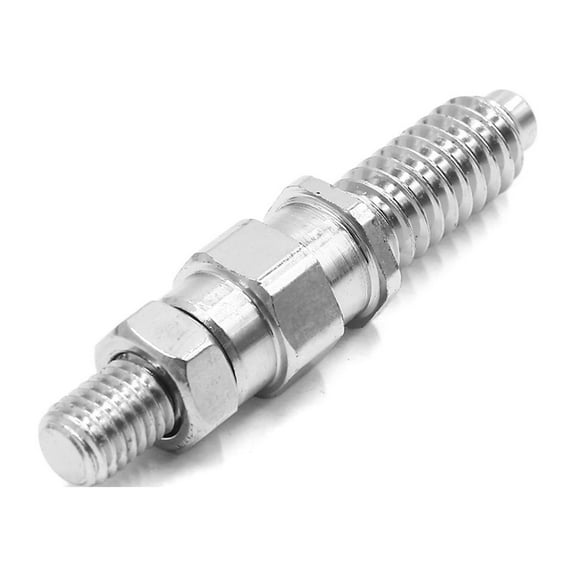 Unique Bargains Silver Tone American Car Front Rear Bumper Tow Hook Bar Screw for BMW E Series