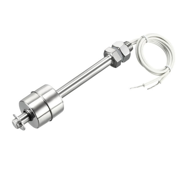Unique Bargains Silver Tone Aquarium Water Level Sensor Stainless Steel Float Switch