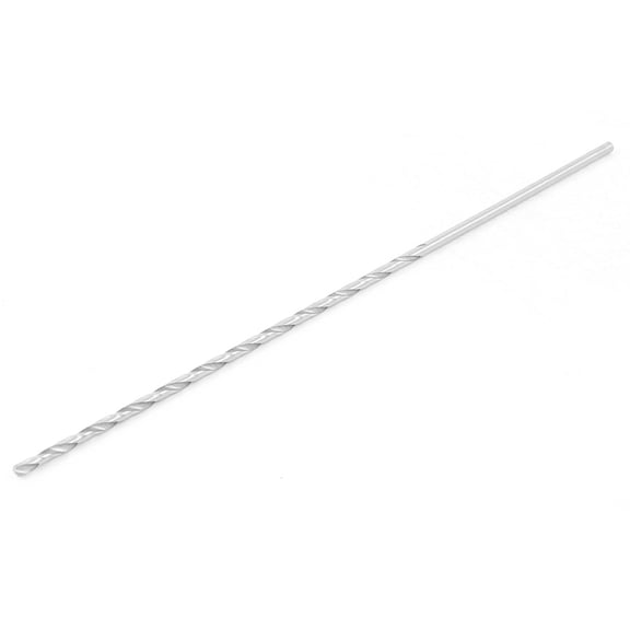 Unique Bargains Silver Tone High Speed Steel 3mm x 200mm Twist Drilling Drill Bit