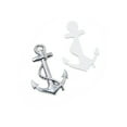 thumbnail image 1 of Unique Bargains Silver Tone Metal 3D Anchor Design Self-Adhesive Decal Decor Sticker for Car, 1 of 3