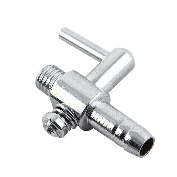 Unique Bargains Silver Tone Metal Aquarium Water Air Flow Controller Valve