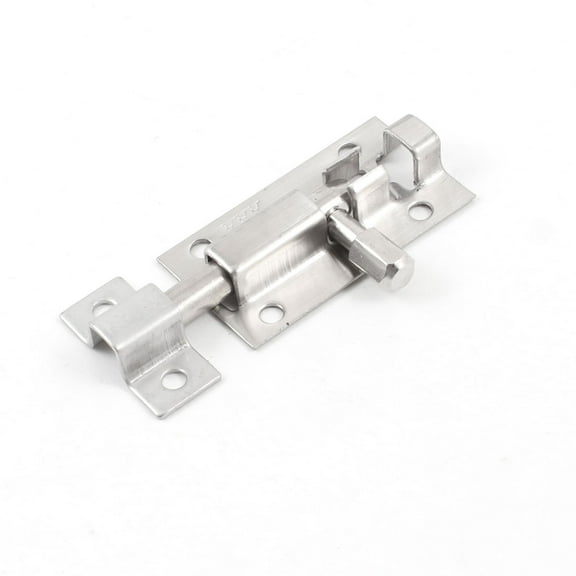 Unique Bargains Silver Tone Stainless Steel Door Window  Bolt 2" Long