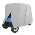 thumbnail image 1 of Unique Bargains Silver Tone Waterproof Sun Rain Resistant Golf Cart Protective Cover Polyester Fabric 242x162x168cm, 1 of 5