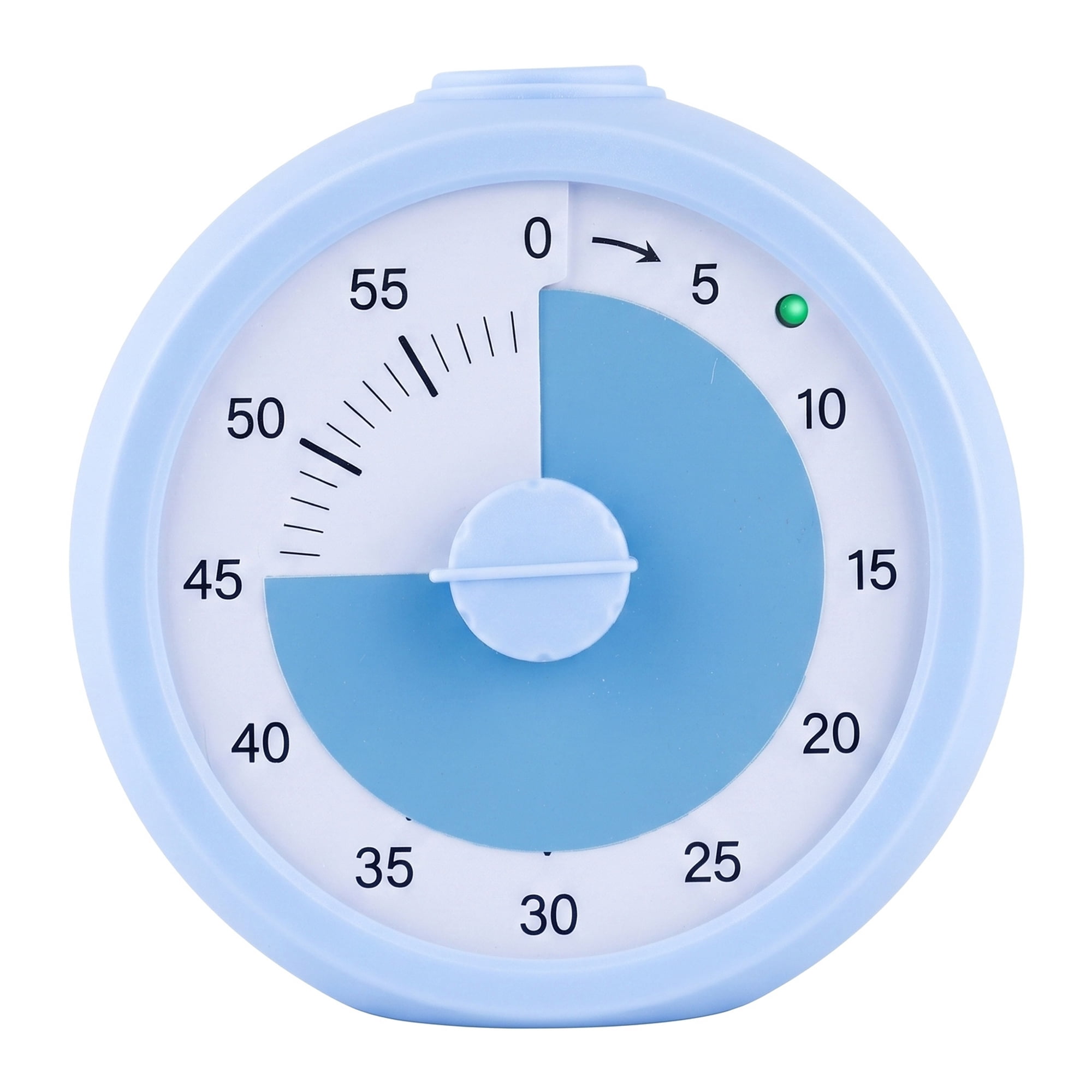 Unique Bargains Simple 60 Minute Timer Digital Visual Timer for Students Blue Circle