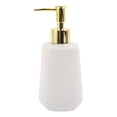 thumbnail image 1 of Unique Bargains Simple Cone Shape Soap Pump Dispenser for Bathroom 300ml 1 Pc White, 1 of 6
