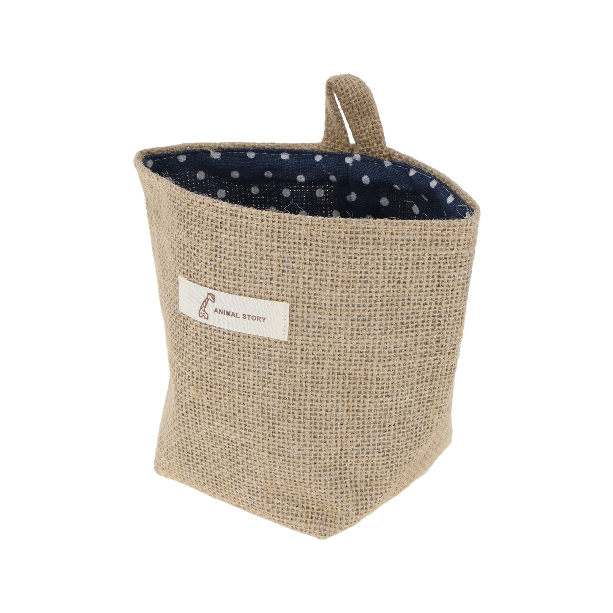 Unique Bargains Simple Durable Hanging Storage Bags 1 Pc Yellow Brown, Dark Blue