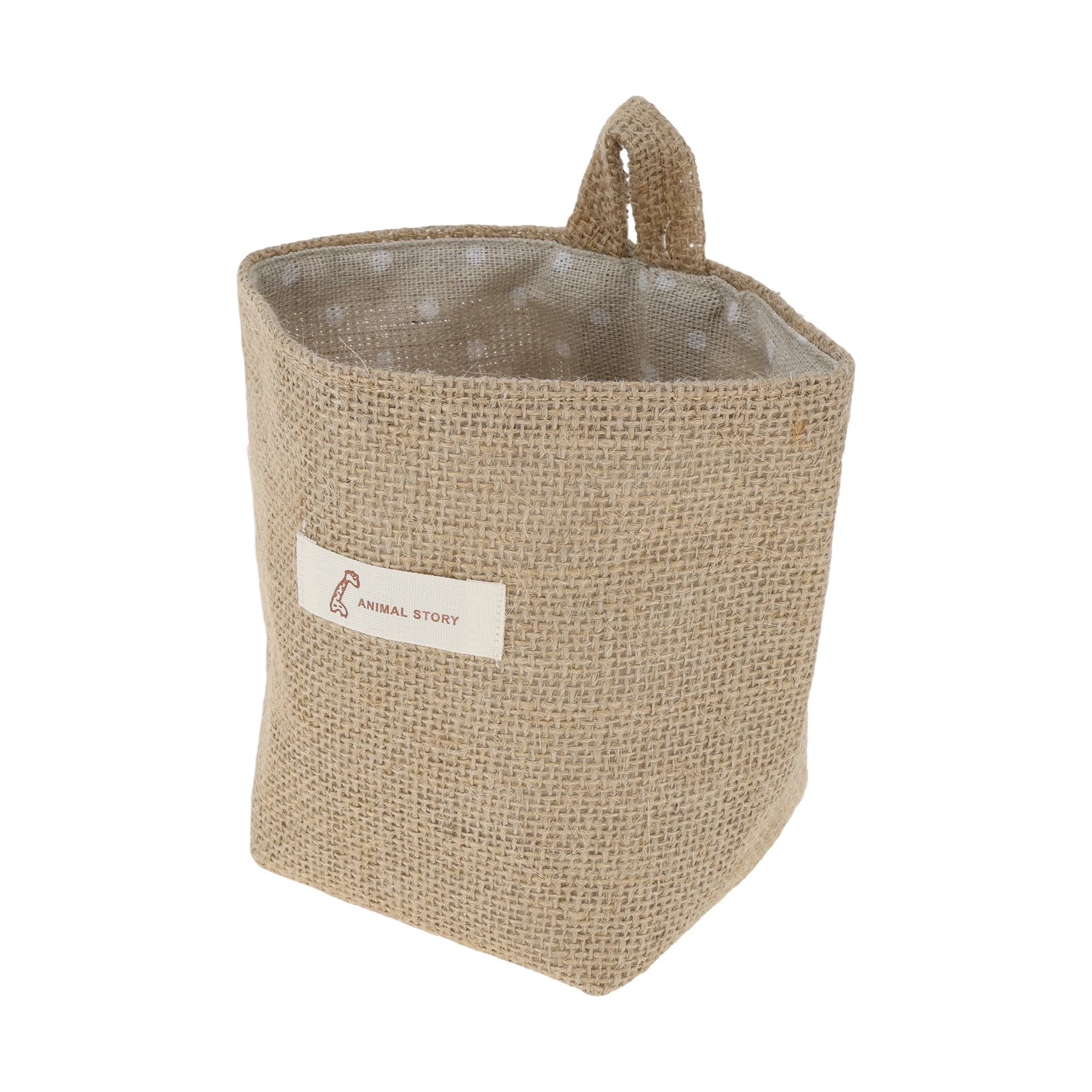Unique Bargains Simple Durable Hanging Storage Bags 1 Pc Yellow Brown, Light Gray