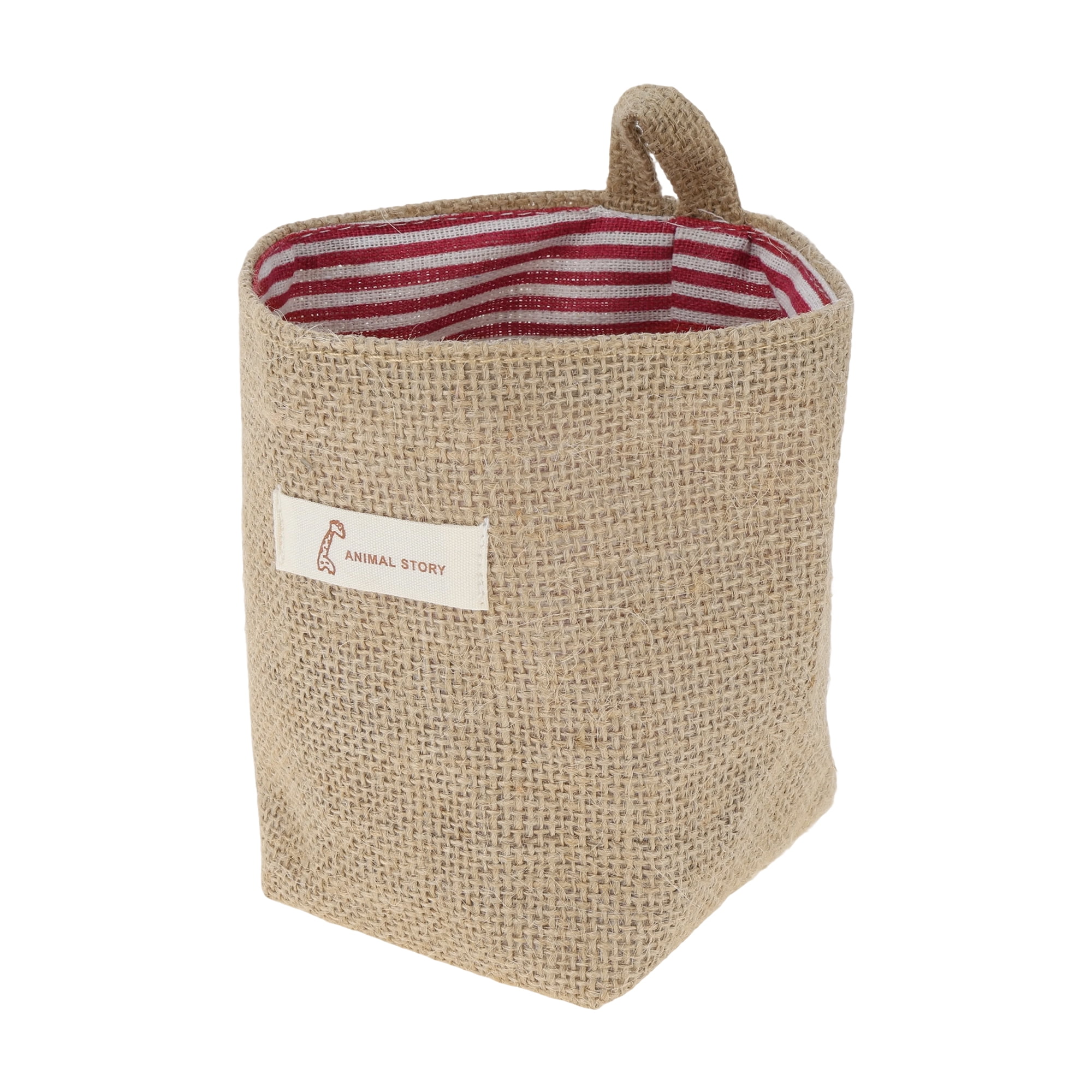 Unique Bargains Simple Durable Hanging Storage Bags 1 Pc Yellow Brown, Red White