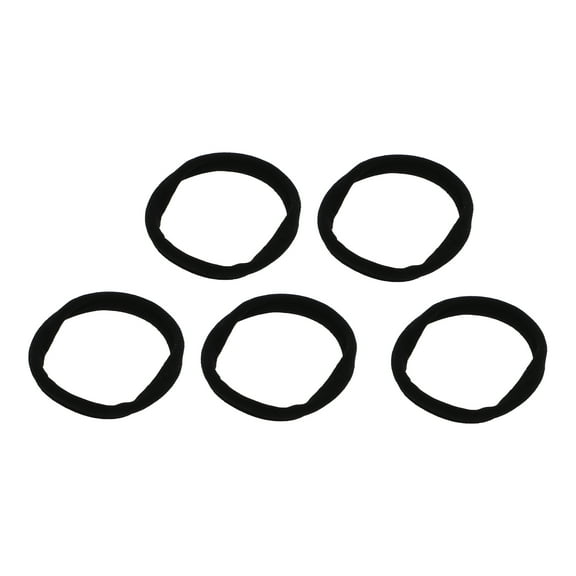 Unique Bargains Simple Hair Rope Hair Scrunchies for Women for Girls 5pcs Black