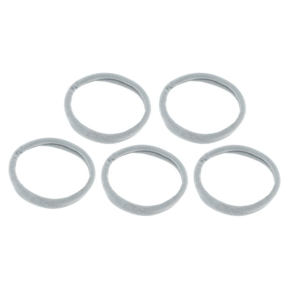 Unique Bargains Simple Hair Rope Hair Scrunchies for Women for Girls 5pcs Blue