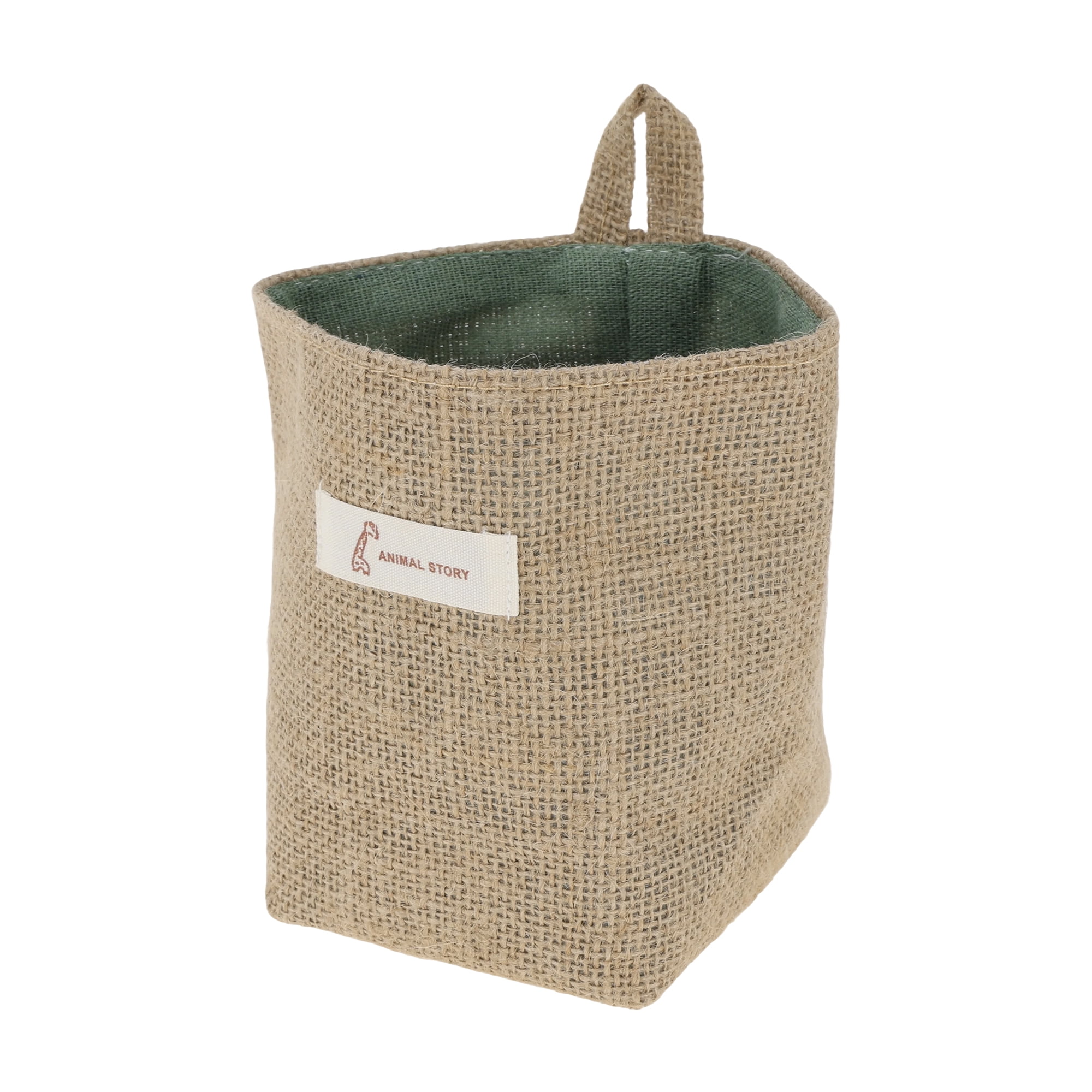 Unique Bargains Simple Reusable Hanging Storage Bags 1 Pc Yellow Brown, Green