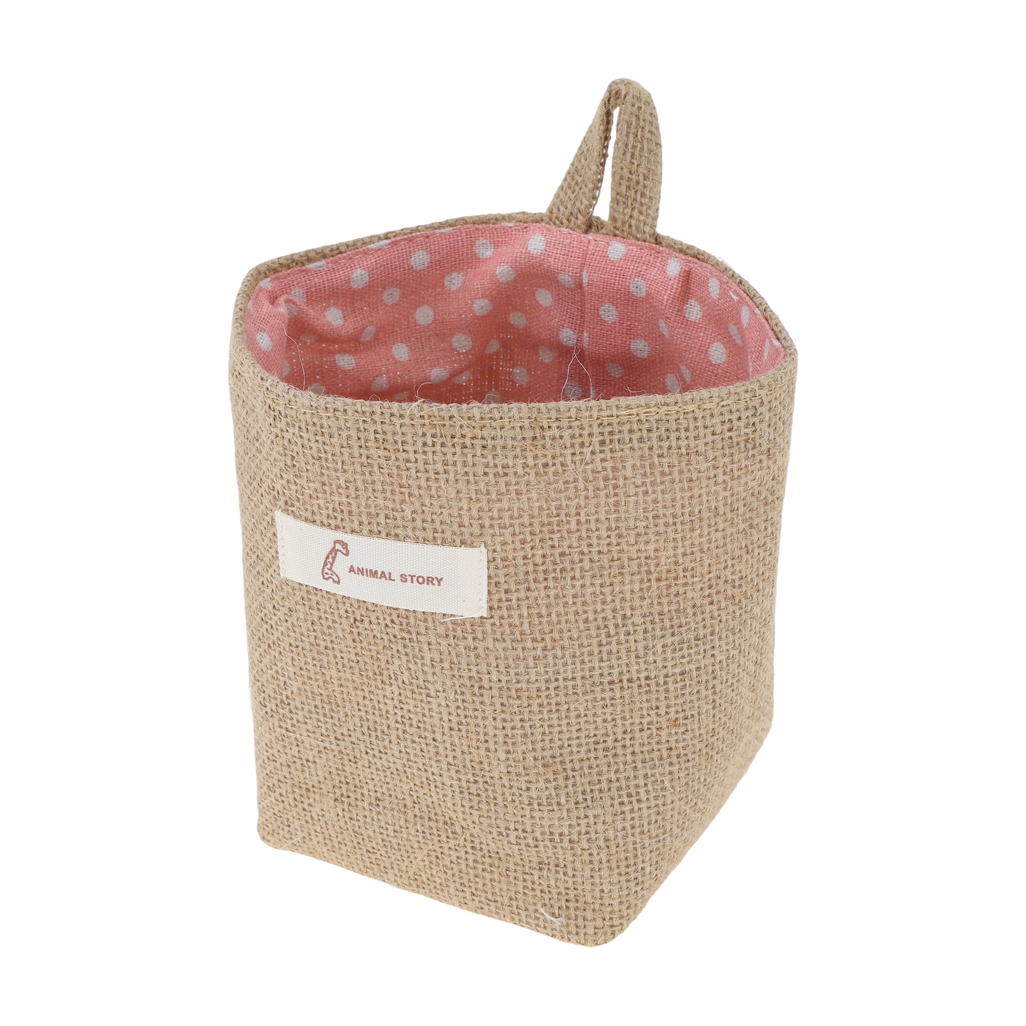 Unique Bargains Simple Reusable Hanging Storage Bags 1 Pc Yellow Brown, Pink