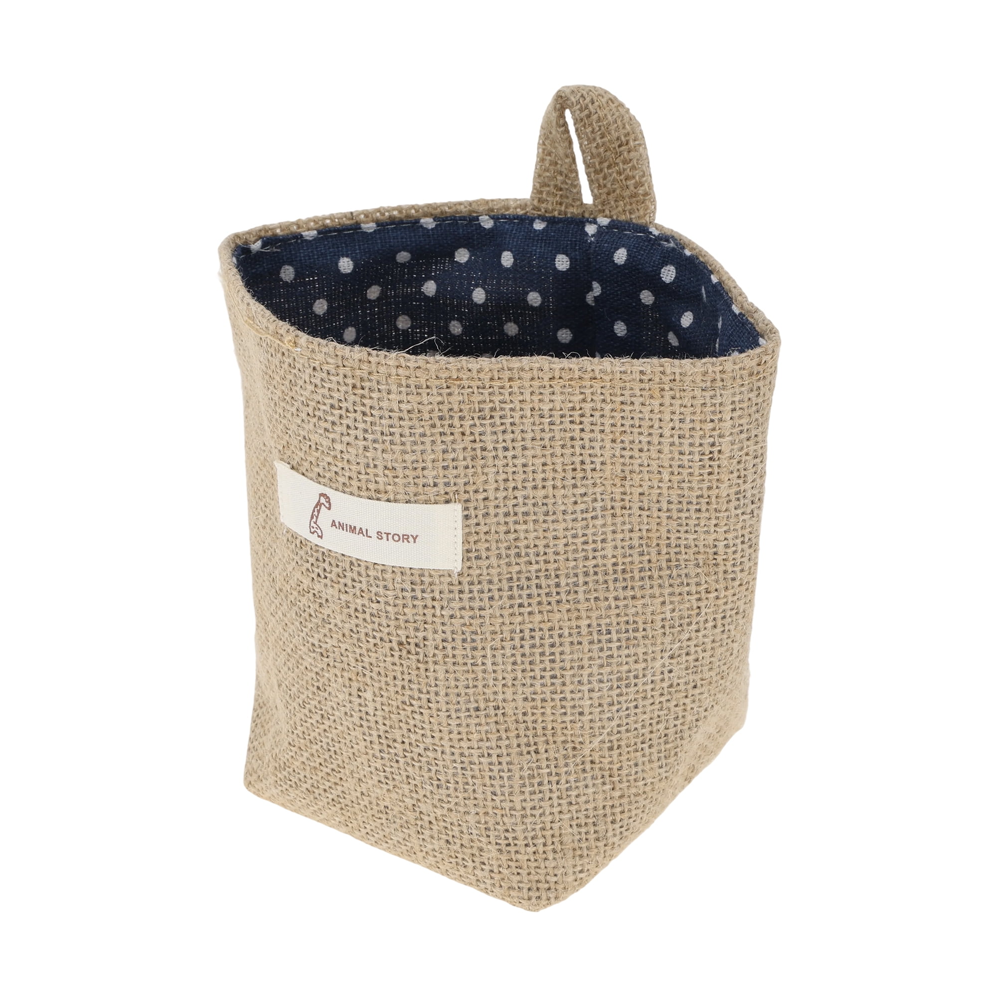 Unique Bargains Simple Reusable Hanging Storage Bags 1 Pc Yellow Brown