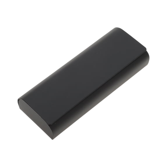 Unique Bargains Simple Solid Eyeglasses Case Portable Eyeglasses Storage Black