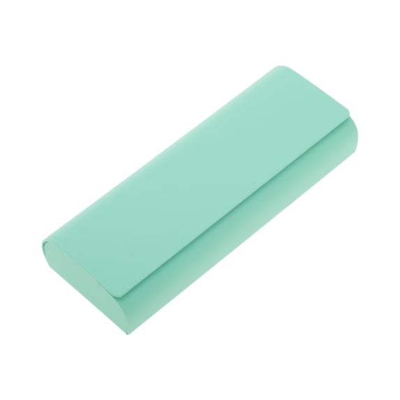 Unique Bargains Simple Solid Eyeglasses Case Portable Eyeglasses Storage Green