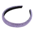 thumbnail image 1 of Unique Bargains Simplicity Rhinestone Wide-brimmed Headband Purple, 1 of 7