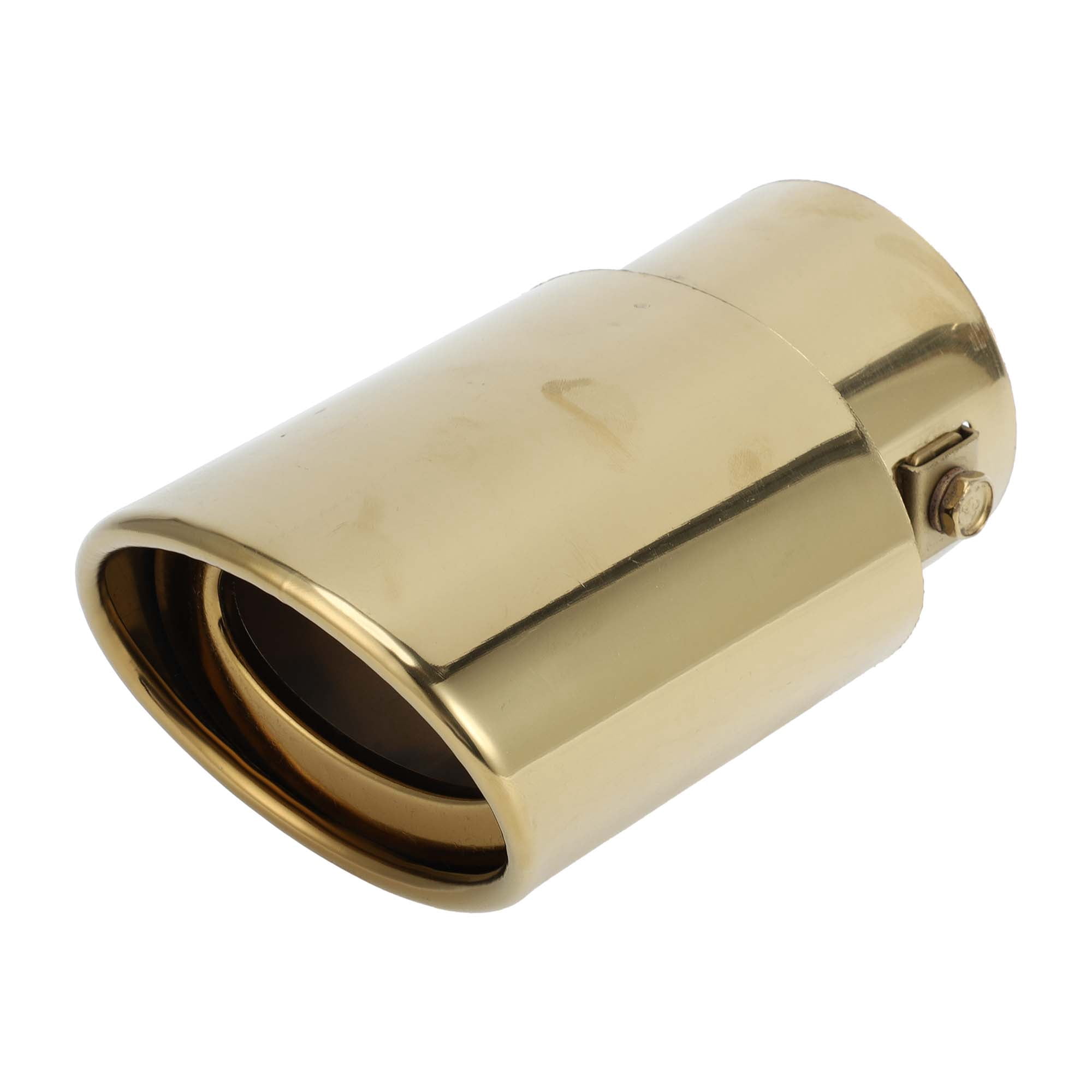 Unique Bargains Slant Exhaust Tip, 1.3" - 2.4" Inlet 3.4" Outlet 5.8" Length Universal
