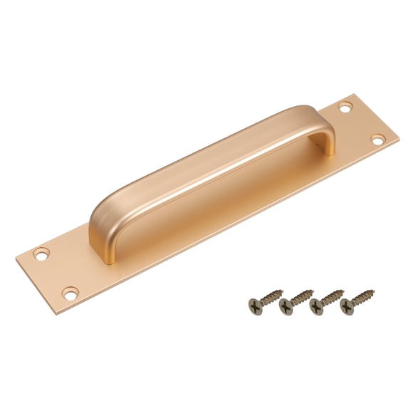 Unique Bargains Sliding Barn Door Handles for Kitchen and Home Use Gold